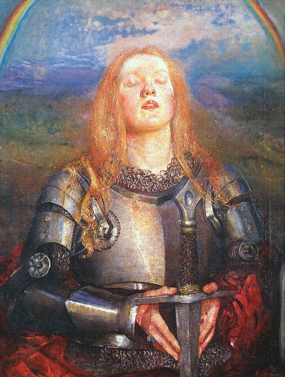 Annie Louise Swynnerton Joan of Arc Sweden oil painting art
